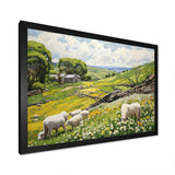 Sheep wondering Pastoral harmony - Sheep Wall Art Prints