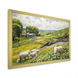 Sheep wondering Pastoral harmony - Sheep Wall Art Prints