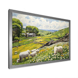 Sheep wondering Pastoral harmony - Sheep Wall Art Prints
