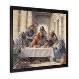 The Last Supper watercolor - Spiritual Canvas Wall Art