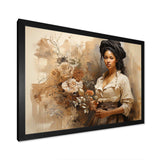 African Historical portrait  - People Canvas Wall Art