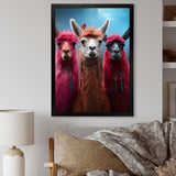 Pink Alpacas Wool Artistry - Pink Alpaca Wall Art