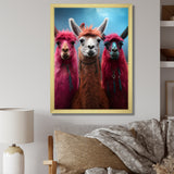 Pink Alpacas Wool Artistry - Pink Alpaca Wall Art