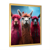 Pink Alpacas Wool Artistry - Pink Alpaca Wall Art