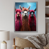 Pink Alpacas Wool Artistry - Pink Alpaca Wall Art
