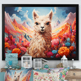 Enchanting Alpaca valley - Alpaca Home Decor Art
