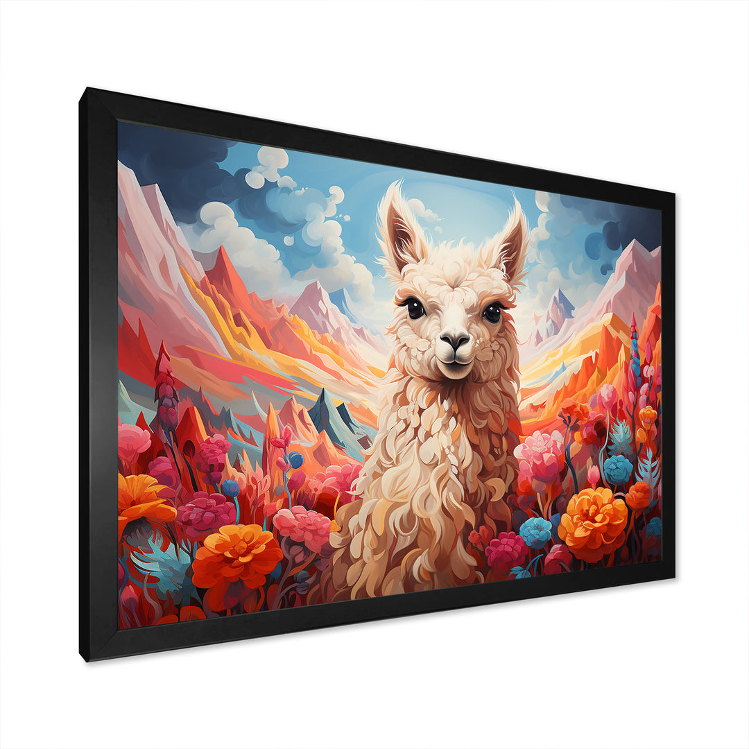 Enchanting Alpaca valley - Alpaca Home Decor Art