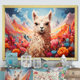 Enchanting Alpaca valley - Alpaca Home Decor Art
