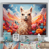 Enchanting Alpaca valley - Alpaca Home Decor Art