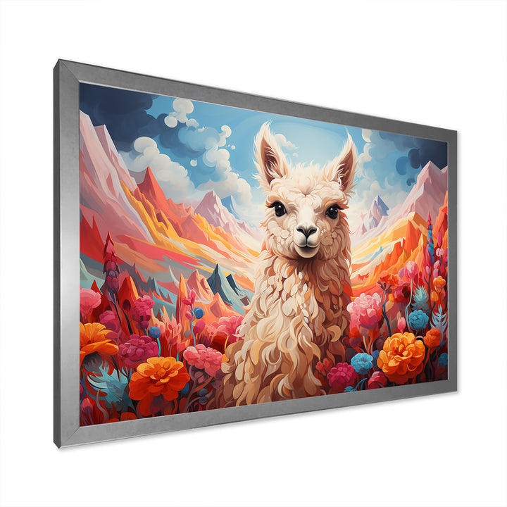 Enchanting Alpaca valley - Alpaca Home Decor Art