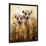 Otters meadow blooms Playtime - Marine Animals Living Room Wall Art