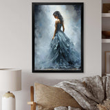 Grey Adagio Dance ballet - Fashion Canvas Wall Art