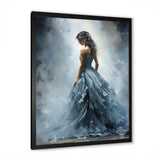 Grey Adagio Dance ballet - Fashion Canvas Wall Art