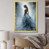 Grey Adagio Dance ballet - Fashion Canvas Wall Art