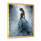 Grey Adagio Dance ballet - Fashion Canvas Wall Art