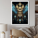 Cubist Night Sky bat - Bat Wall Art Prints