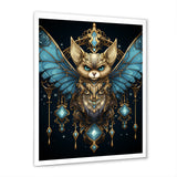 Cubist Night Sky bat - Bat Wall Art Prints