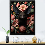 Surreal Bat Fantasy - Bat Framed Canvas Art