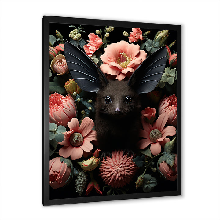 Surreal Bat Fantasy - Bat Framed Canvas Art