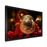 Royalty Beaver Beauty - Brown Beaver Wall Art