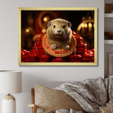 Royalty Beaver Beauty - Brown Beaver Wall Art