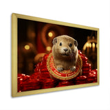 Royalty Beaver Beauty - Brown Beaver Wall Art