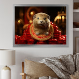 Royalty Beaver Beauty - Brown Beaver Wall Art