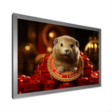 Royalty Beaver Beauty - Brown Beaver Wall Art