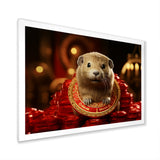 Royalty Beaver Beauty - Brown Beaver Wall Art