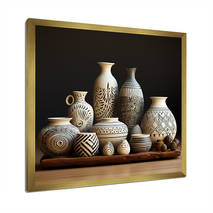 White Avant Garden boho Pottery - Animal Nursery Home Decor Art