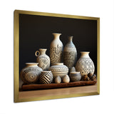 White Avant Garden boho Pottery - Animal Nursery Home Decor Art