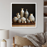 White Avant Garden boho Pottery - Animal Nursery Home Decor Art