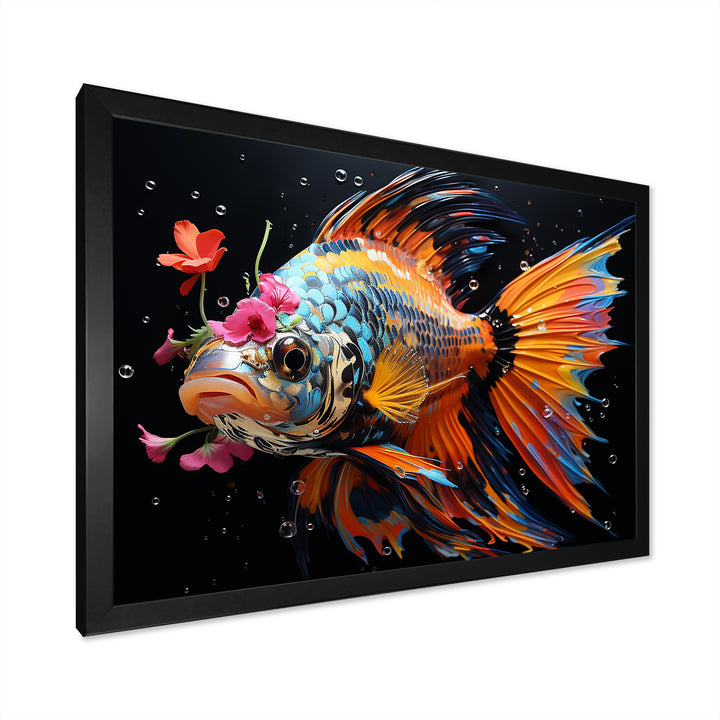 Pink butterfly fish Ocean Dance - Butterfly Fish Wall Art Prints