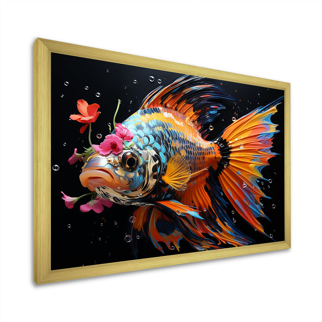 Pink butterfly fish Ocean Dance - Butterfly Fish Wall Art Prints