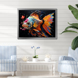 Pink butterfly fish Ocean Dance - Butterfly Fish Wall Art Prints