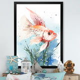 Pink butterfly fish Underwater Realm - Butterfly Fish Wall Decor