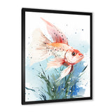 Pink butterfly fish Underwater Realm - Butterfly Fish Wall Decor