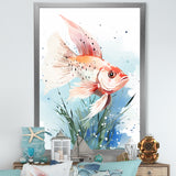 Pink butterfly fish Underwater Realm - Butterfly Fish Wall Decor