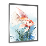 Pink butterfly fish Underwater Realm - Butterfly Fish Wall Decor