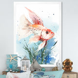 Pink butterfly fish Underwater Realm - Butterfly Fish Wall Decor