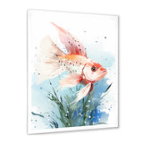 Pink butterfly fish Underwater Realm - Butterfly Fish Wall Decor
