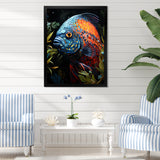 Butterfly fish in Coral elegance - Butterfly Fish Wall Art Prints
