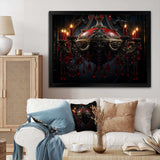 Red Gothic Luminary Grace - Fashion Canvas Wall Art