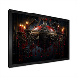 Red Gothic Luminary Grace - Fashion Canvas Wall Art