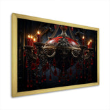 Red Gothic Luminary Grace - Fashion Canvas Wall Art