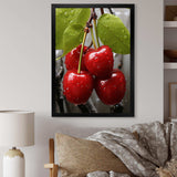 Red Cherry tree explosion 3 - Floral Canvas Wall Art