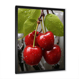 Red Cherry tree explosion 3 - Floral Canvas Wall Art