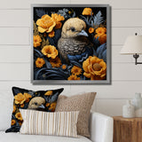 Cute chicken plumage - Chicken Living Room Wall Art