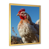 Rooster portrait photo - Chicken Canvas Wall Art
