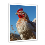 Rooster portrait photo - Chicken Canvas Wall Art